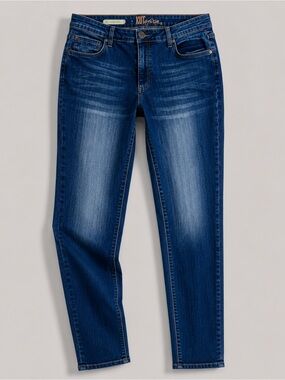 KUT from the Kloth VIV Toothpick Skinny Jeans 16W Dark Wash Stretch Denim